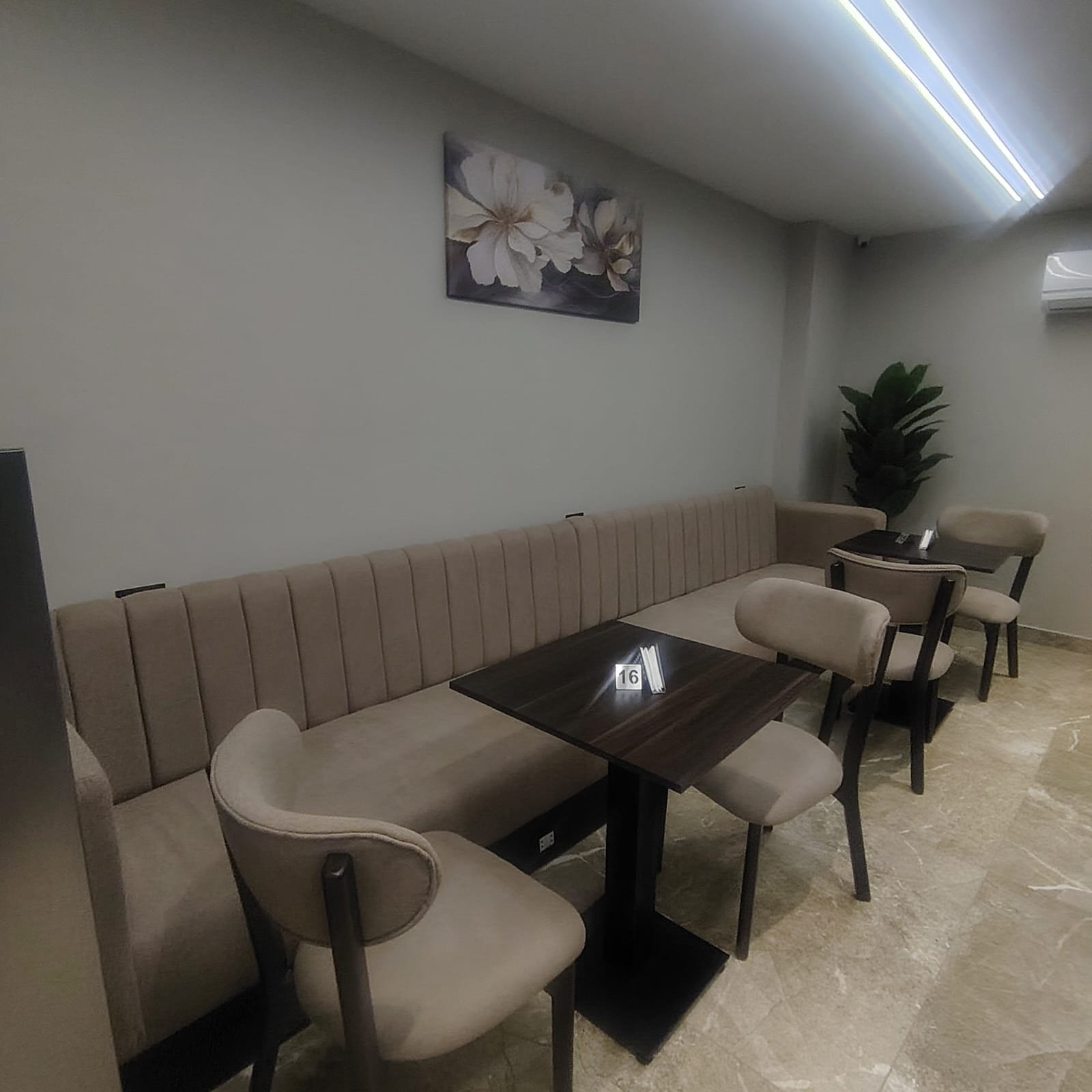 Rest room area inside Inspire Workspace & Café in Egypt